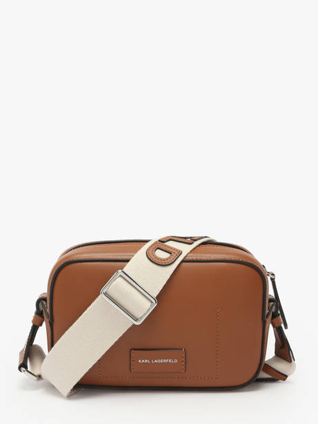 Cross Body Tas K Circle Leder Karl lagerfeld Bruin k circle A1W30024 ander zicht 4