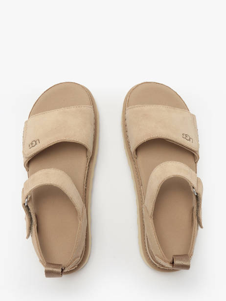 Sandalen Uit Leder Ugg Beige women 1136783 ander zicht 3