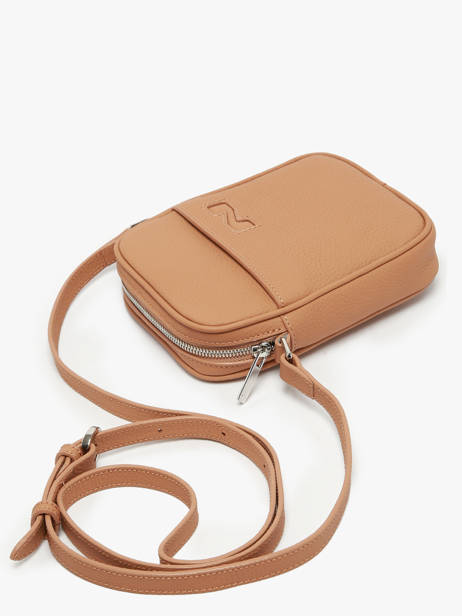 Cross Body Tas N City Leder Nathan baume Bruin n city 5 ander zicht 2