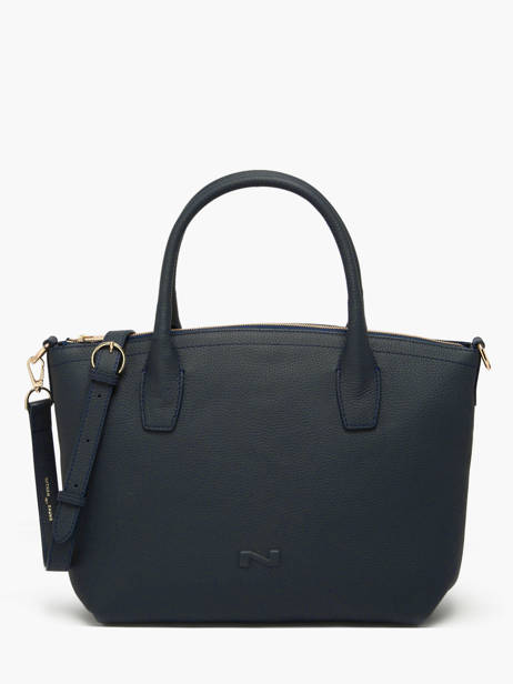Handtas Tiny Leder Nathan baume Blauw victoria 88