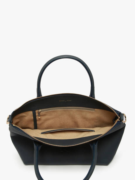 Handtas Tiny Leder Nathan baume Blauw victoria 88 ander zicht 3