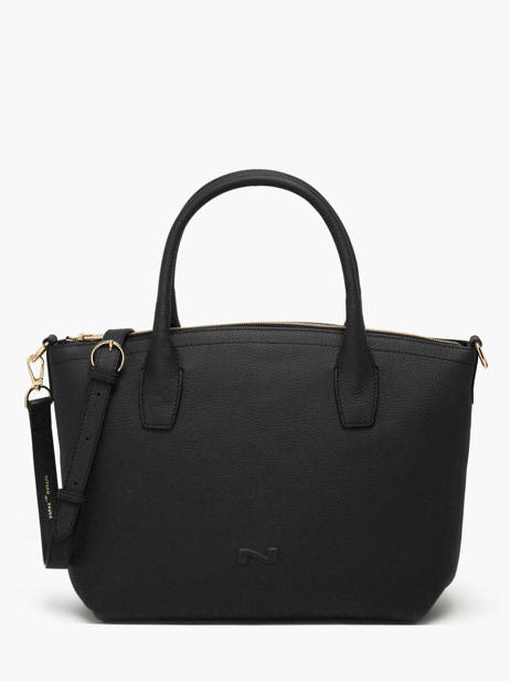 Handtas Tiny Leder Nathan baume Zwart victoria 88