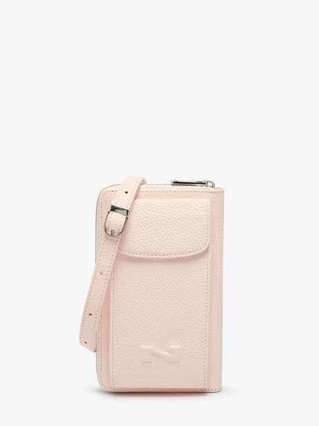 Telefoonetui Pocket Leder Nathan baume Roze n city 3