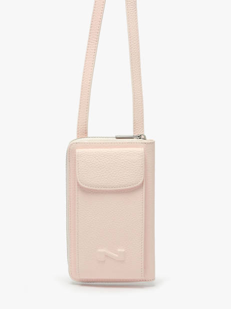 Telefoonetui Pocket Leder Nathan baume Roze n city 3 ander zicht 2