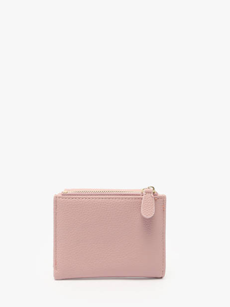 Portemonnee Met Kaarthouder Miniprix Roze grained 78COK865 ander zicht 2