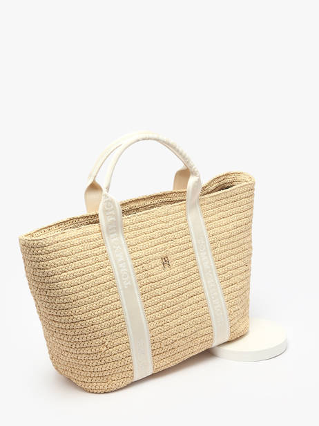 Handtas Th Spring Logo Polyurethaan Tommy hilfiger Wit th spring logo AW17196 ander zicht 2