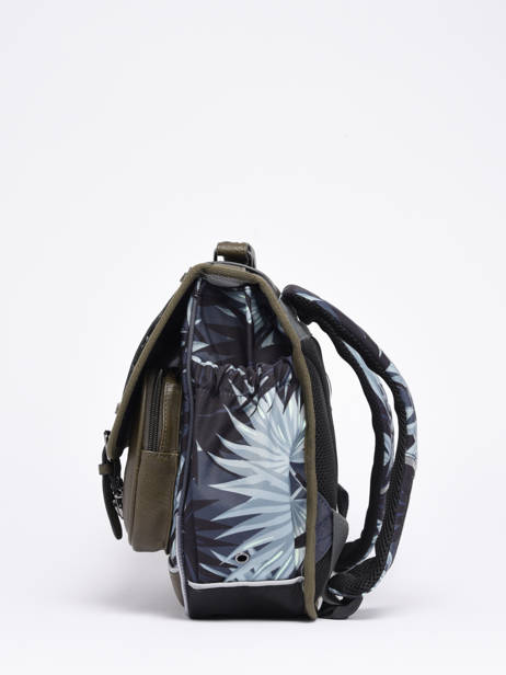 Boekentas 2 Compartimenten Cameleon Grijs vintage urban PBVBCA35 ander zicht 3