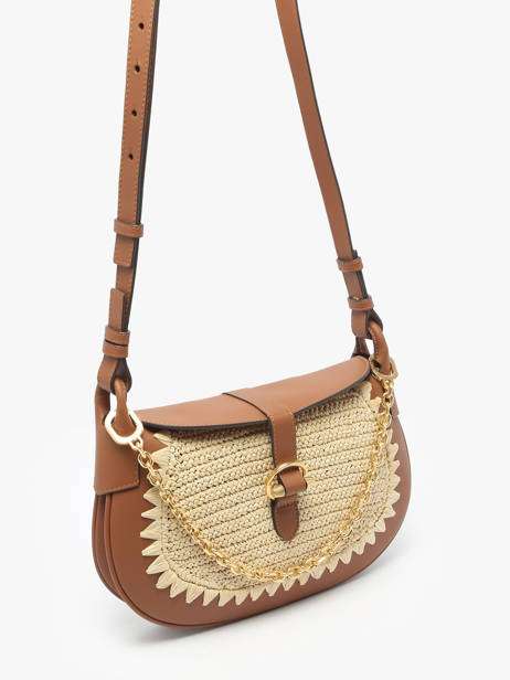 Cross Body Tas Pia Le tanneur Beige pia TPIA1201 ander zicht 2