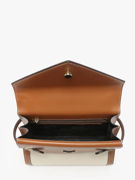 Cross Body Tas Emily Met Leren Afwerkingen Le tanneur Beige emily TEMI1015 ander zicht 3