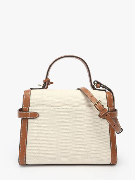 Cross Body Tas Emily Met Leren Afwerkingen Le tanneur Beige emily TEMI1015 ander zicht 4