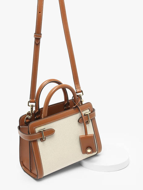 Handtas Emily Leder Le tanneur Beige emily TEMI16B1 ander zicht 2