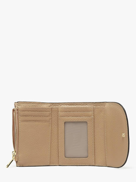 Portefeuille Caviar Leder Crinkles Beige caviar 14327 ander zicht 1