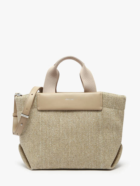 Cross Body Tas Ck Raffia Raphia Calvin klein jeans Beige ck raffia K613026