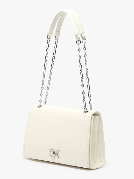 Cross Body Tas Ck Chain Calvin klein jeans Wit ck chain K613177 ander zicht 2