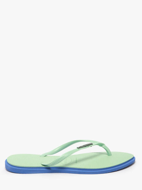 Teenslippers Havaianas Groen women 4149584F ander zicht 1