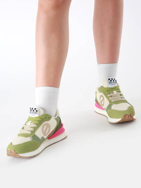 Sneakers Tova Runner Uit Leder No name Groen women IPSMEN2Z ander zicht 1