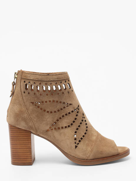 Enkellaarsjes Met Hak Liset Uit Leder Alpe Bruin women 50941101