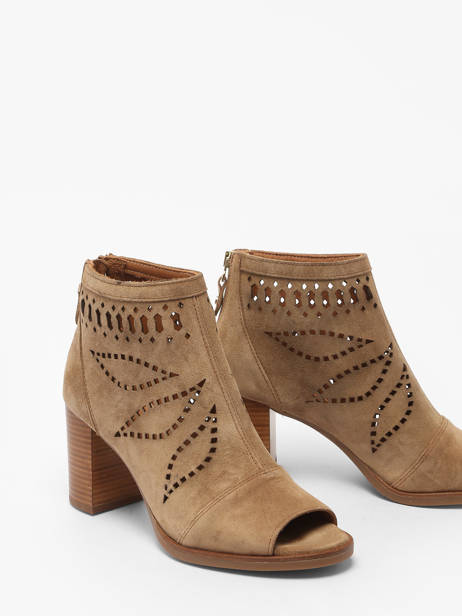 Enkellaarsjes Met Hak Liset Uit Leder Alpe Bruin women 50941101 ander zicht 2
