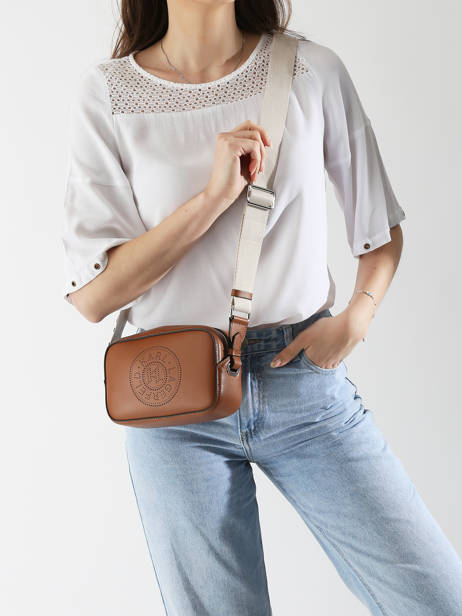 Cross Body Tas K Circle Leder Karl lagerfeld Bruin k circle A1W30024 ander zicht 1