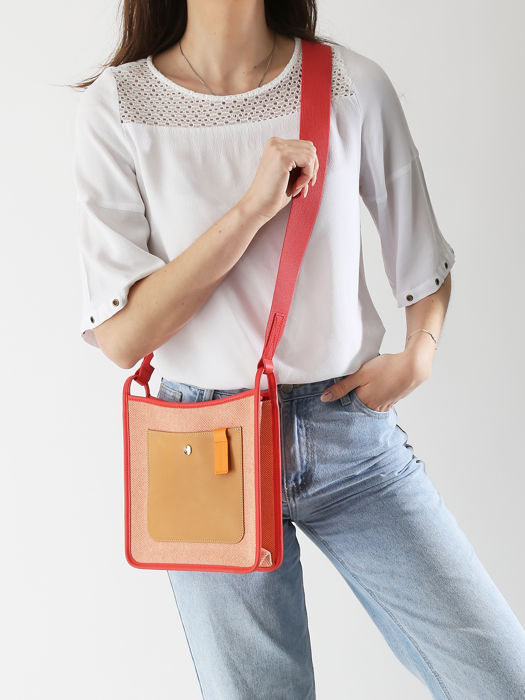 Longchamp Le foulonnÃ© soleil Rood