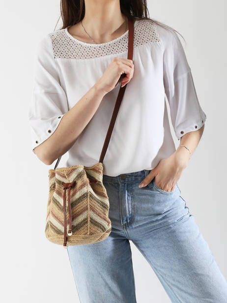 Cross Body Tas Cabas Jute Vanessa bruno Veelkleurig cabas 37V40769 ander zicht 1