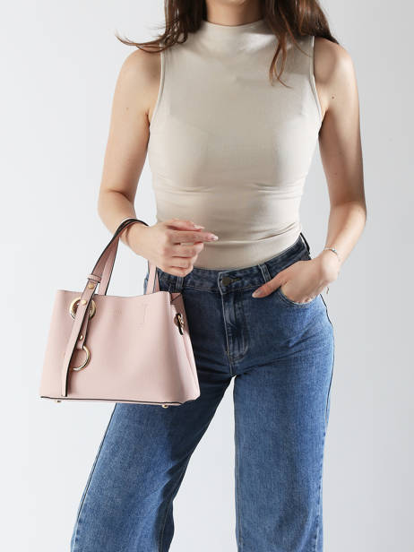 Handtas Grained Miniprix Roze grained R1710 ander zicht 1