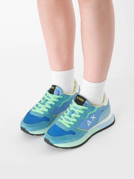 Sneakers Ally Color Explosion Sun68 Blauw women Z35204 ander zicht 1