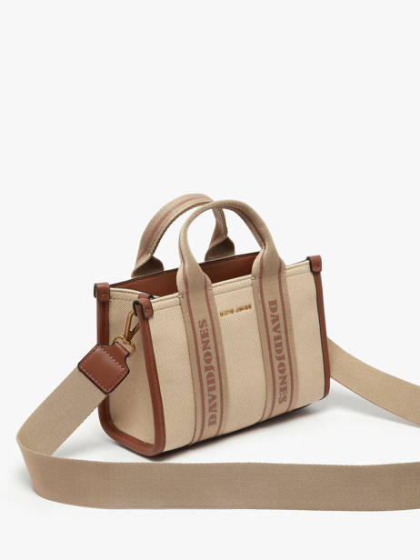 Handtas /cross Body La Baule David jones Beige la baule CM7459 ander zicht 2