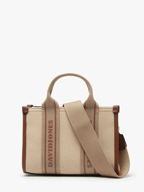 Handtas /cross Body La Baule David jones Beige la baule CM7459 ander zicht 4