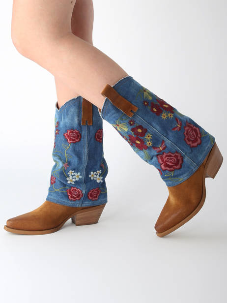 Santiago Laarzen Uit Leder Metisse Veelkleurig women DX2021 ander zicht 1