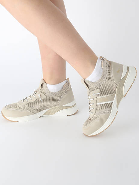 Sneakers Mustang Beige women 1358321 ander zicht 1