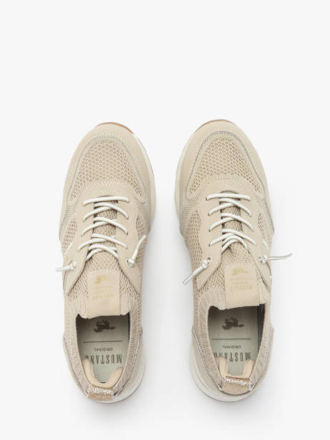 Sneakers Mustang Beige women 1358321 ander zicht 4