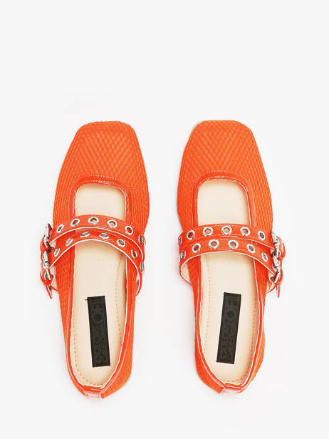 Ballerinas Colors of california Oranje women CPATTY07 ander zicht 4