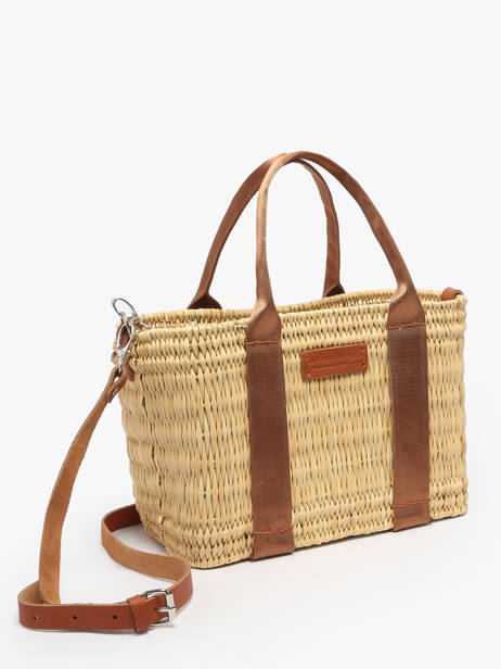 Handtassen Estival Stro Le voyage en panier Beige estival PM779 ander zicht 2