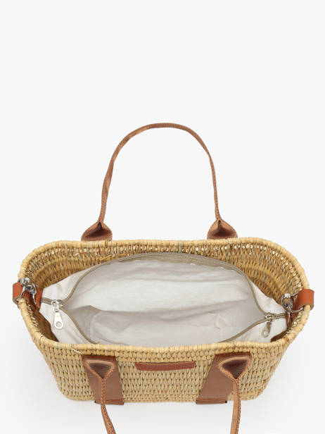 Handtassen Estival Stro Le voyage en panier Beige estival PM779 ander zicht 3