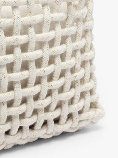 Handtassen Crochet Le voyage en panier Beige crochet PM853 ander zicht 5