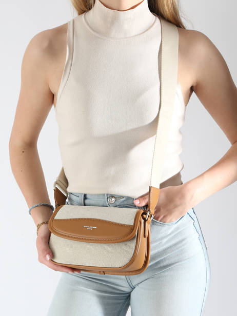 Cross Body Tas Deauville David jones Bruin deauville CM7461 ander zicht 1