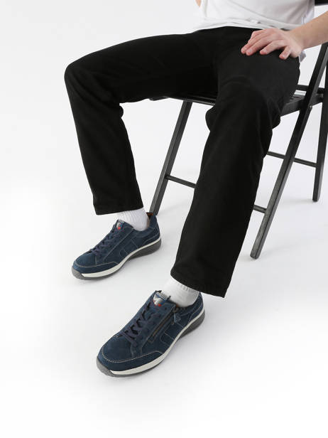 Sneakers Sacco Uit Leder Mephisto Veelkleurig men P5147109 ander zicht 1