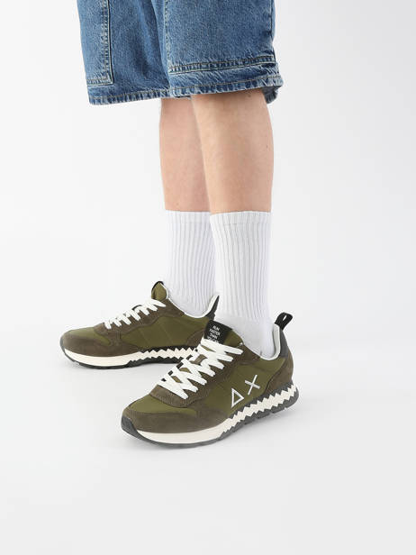 Sneakers Sun68 Groen men Z35104 ander zicht 1