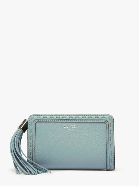 Compacte Portefeuille Premier Flirt Leder Lancel Blauw premier flirt A11136