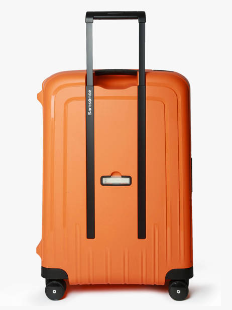 Harde Reiskoffer S'cure Samsonite Oranje s'cure 10U001 ander zicht 4