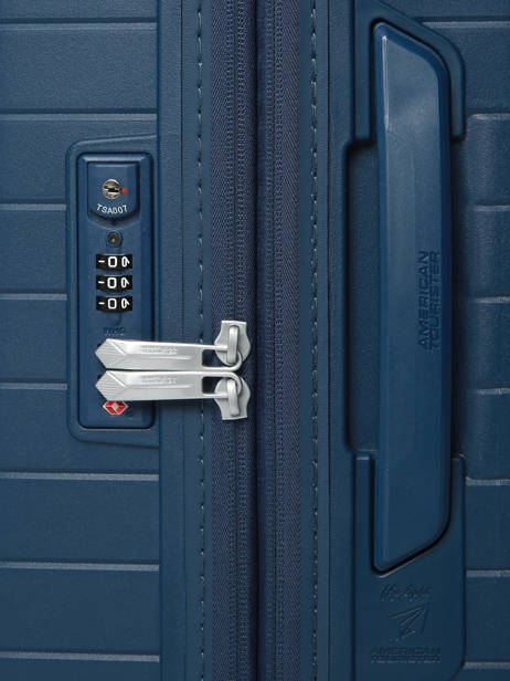 Uitbreidbare Harde Reiskoffer Fastforward American tourister Blauw fastforward 155260 ander zicht 1
