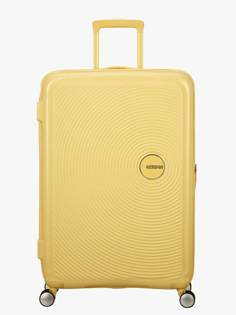 Harde Reiskoffer M Soundbox American tourister Geel soundbox 32G003