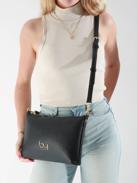 Cross Body Tas Naos By byblos Zwart naos BS33B04 ander zicht 1