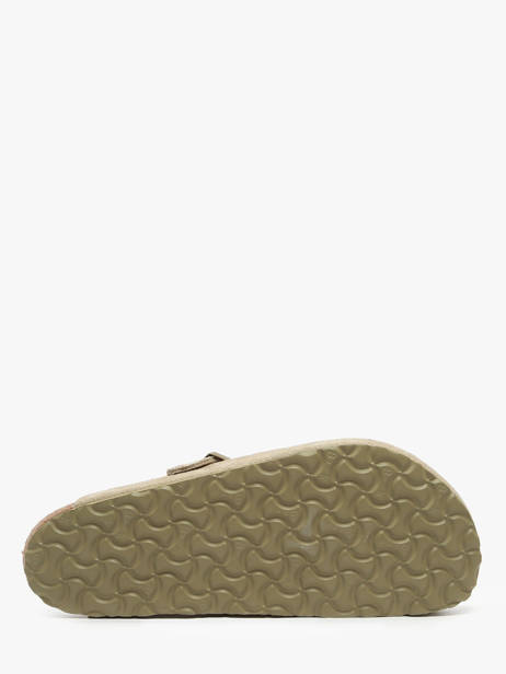Slippers Uit Leder Birkenstock Groen men 1025788 ander zicht 4