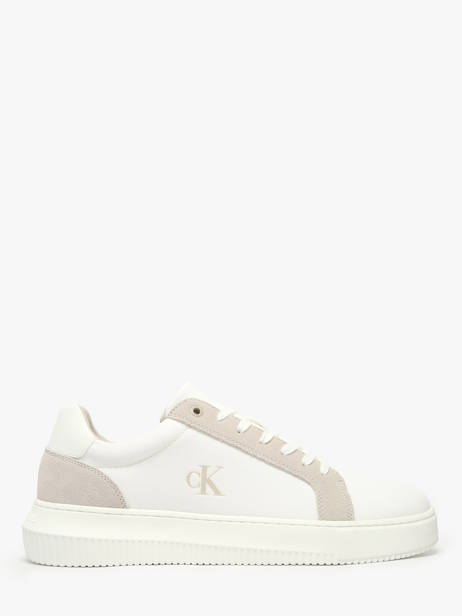 Sneakers Uit Leder Calvin klein jeans Wit men 121902S