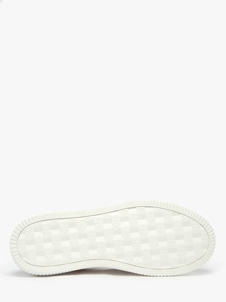Sneakers Uit Leder Calvin klein jeans Wit men 121902S ander zicht 4