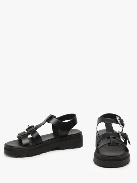 Sandalen Uit Leder Nuyou Zwart women 37121 ander zicht 2