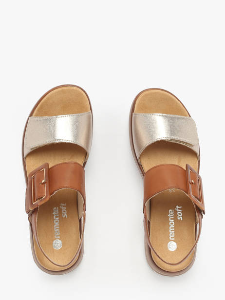 Sandalen Met Platformzool Uit Leder Remonte Veelkleurig women 22 ander zicht 3