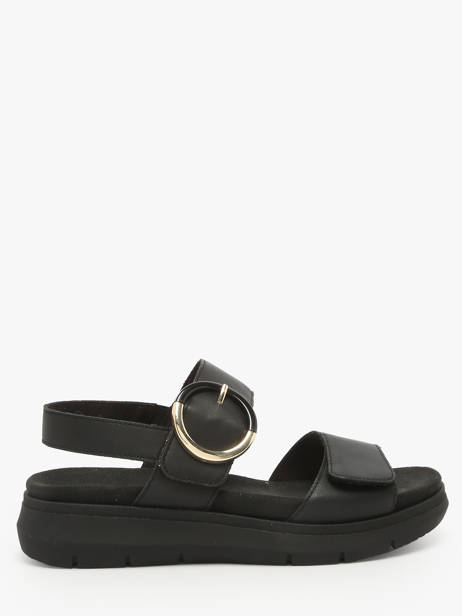 Sandalen Met Platformzool Uit Leder Remonte Zwart women - D2K50-00